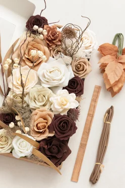 DIY Designer Flower Boxes in Beige Raw Serenity