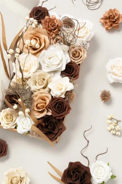 DIY Designer Flower Boxes in Beige Raw Serenity