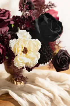 DIY Designer Flower Boxes in Burgundy & Black Grand Box | Clearance