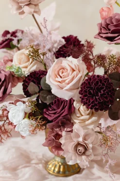 DIY Designer Flower Boxes in Dusty Rose & Mauve Deluxe Box