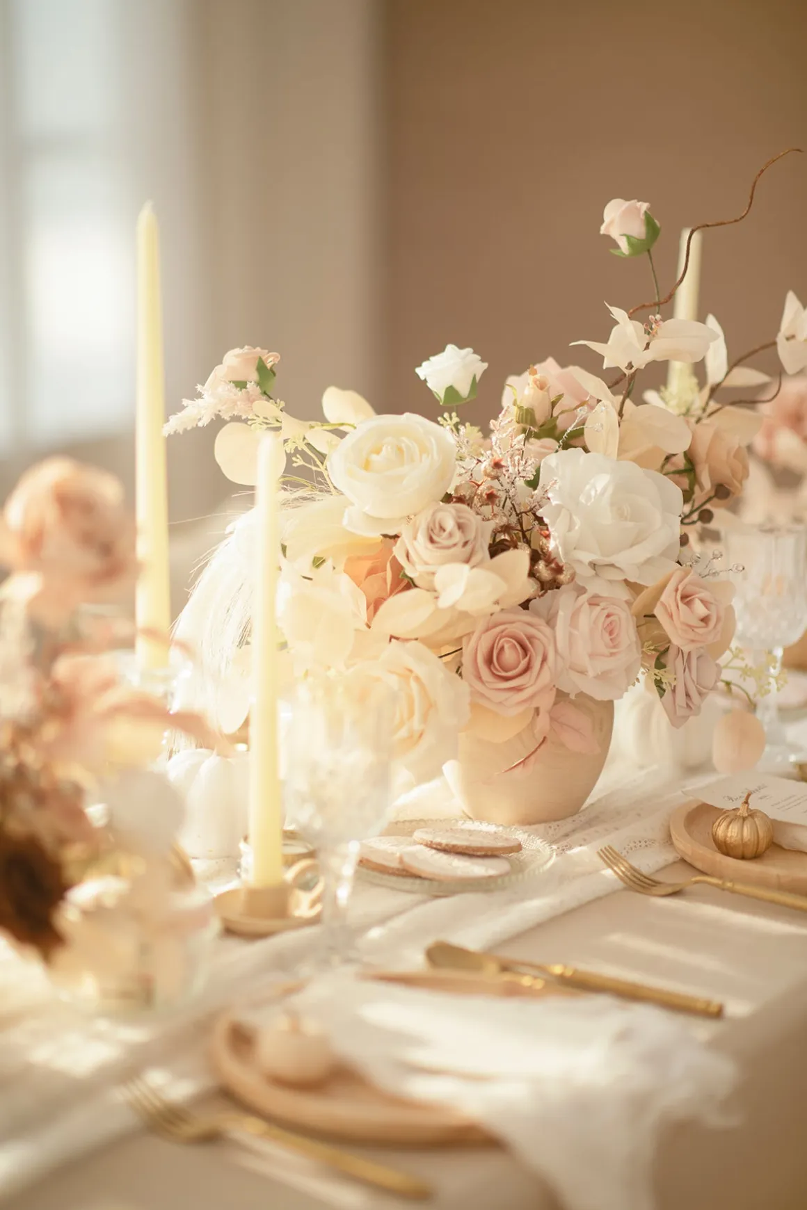 DIY Designer Flower Boxes in Elsa White & Beige Grand Box