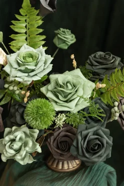 DIY Designer Flower Boxes in Forest Green & Gold Grand Box | Clearance