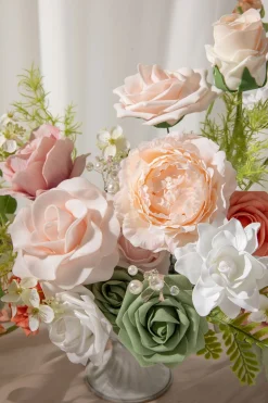 DIY Designer Flower Boxes in Garden Blush