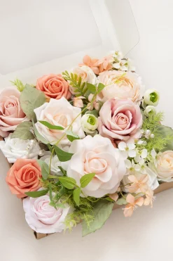 DIY Designer Flower Boxes in Garden Blush