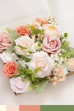 DIY Designer Flower Boxes in Garden Blush
