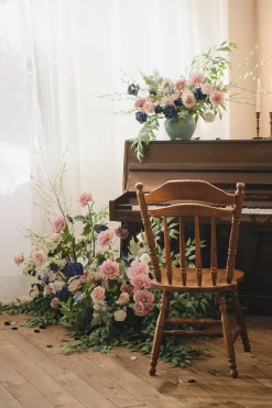 DIY Designer Flower Boxes in Kiera Dusty Rose & Navy Grand Box | Clearance
