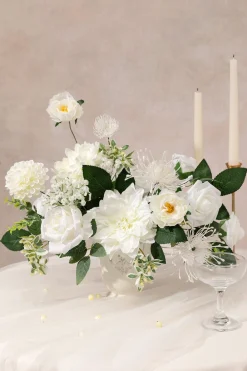 DIY Designer Flower Boxes in Natacha White & Ivory