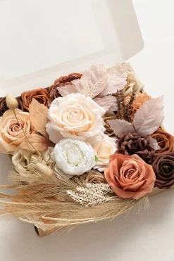 DIY Designer Flower Boxes in Rust & Sepia