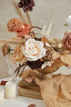 DIY Designer Flower Boxes in Rust & Sepia