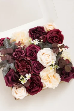 DIY Designer Flower Boxes in Romantic Marsala