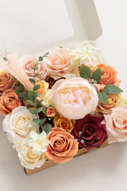 DIY Designer Flower Boxes in Sunset Terracotta