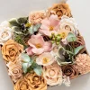 DIY Designer Flower Boxes in Sunny Peach & Apricot