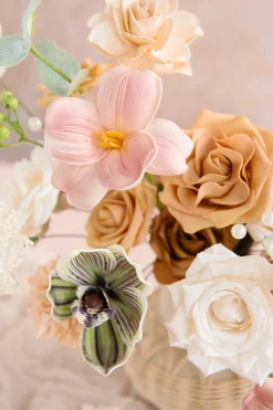 DIY Designer Flower Boxes in Sunny Peach & Apricot