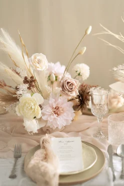 DIY Designer Flower Boxes in White & Beige