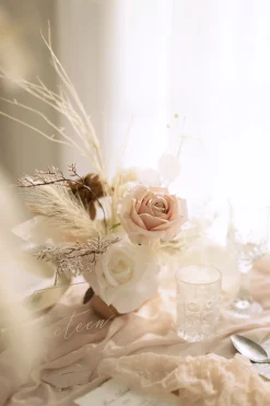 DIY Designer Flower Boxes in White & Beige