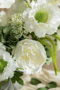 DIY Designer Flower Boxes in White & Sage