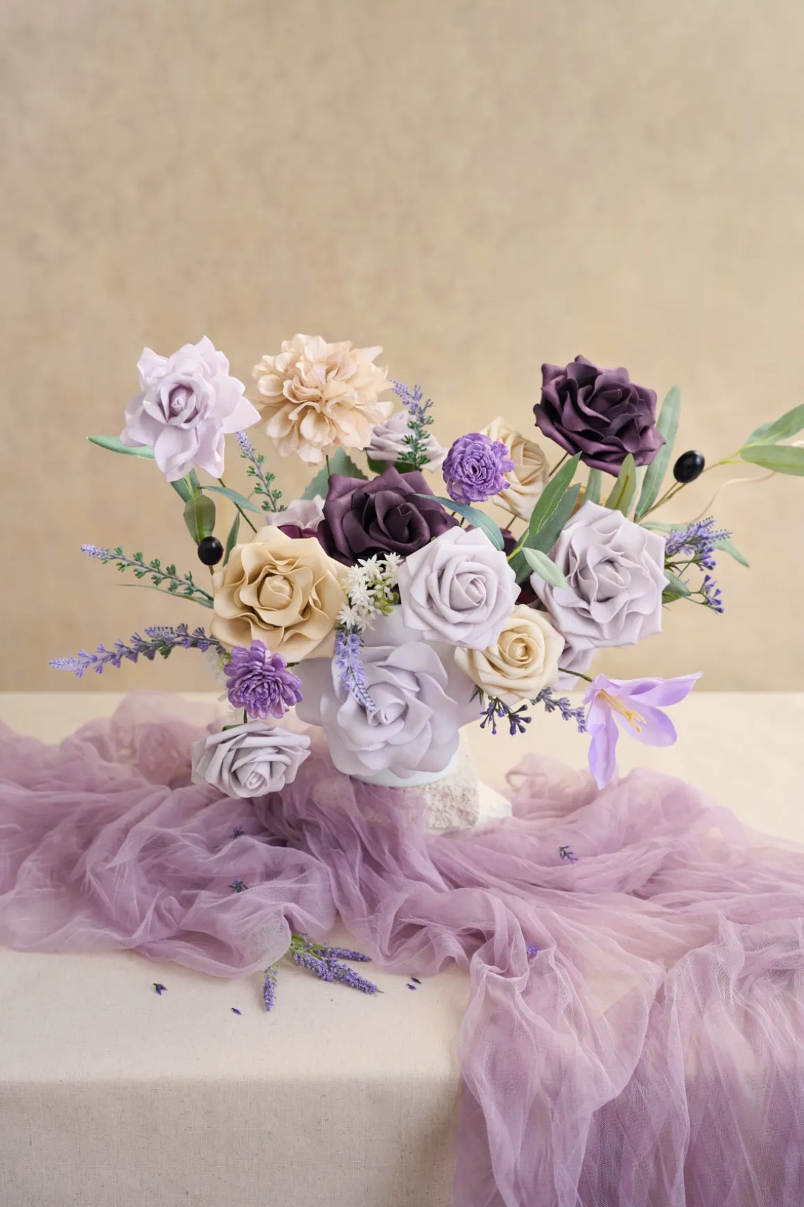 DIY Designer Flower Box in French Lavender & Plum | Clearance