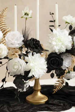 DIY Designer Flower Box in Gilded White Christmas Wedding | Clearance