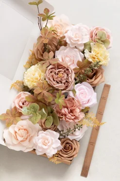 DIY Designer Flower Box in Soft Blush Country