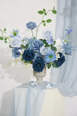 DIY Designer Flower Box in Timeless French Blue & White ( Grand Box)