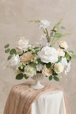 DIY Designer Flower in White & Sage Deluxe Box