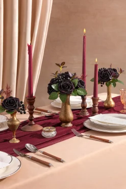DIY Flower Box in Black Baccara Roses（25pcs）