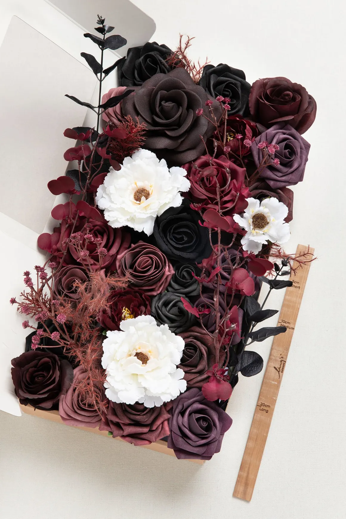DIY Supporting Flower Boxes in Moody Black Baccara | Clearance