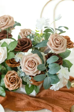 DIY Supporting Flower Boxes in Modern Boho Elegance Wedding