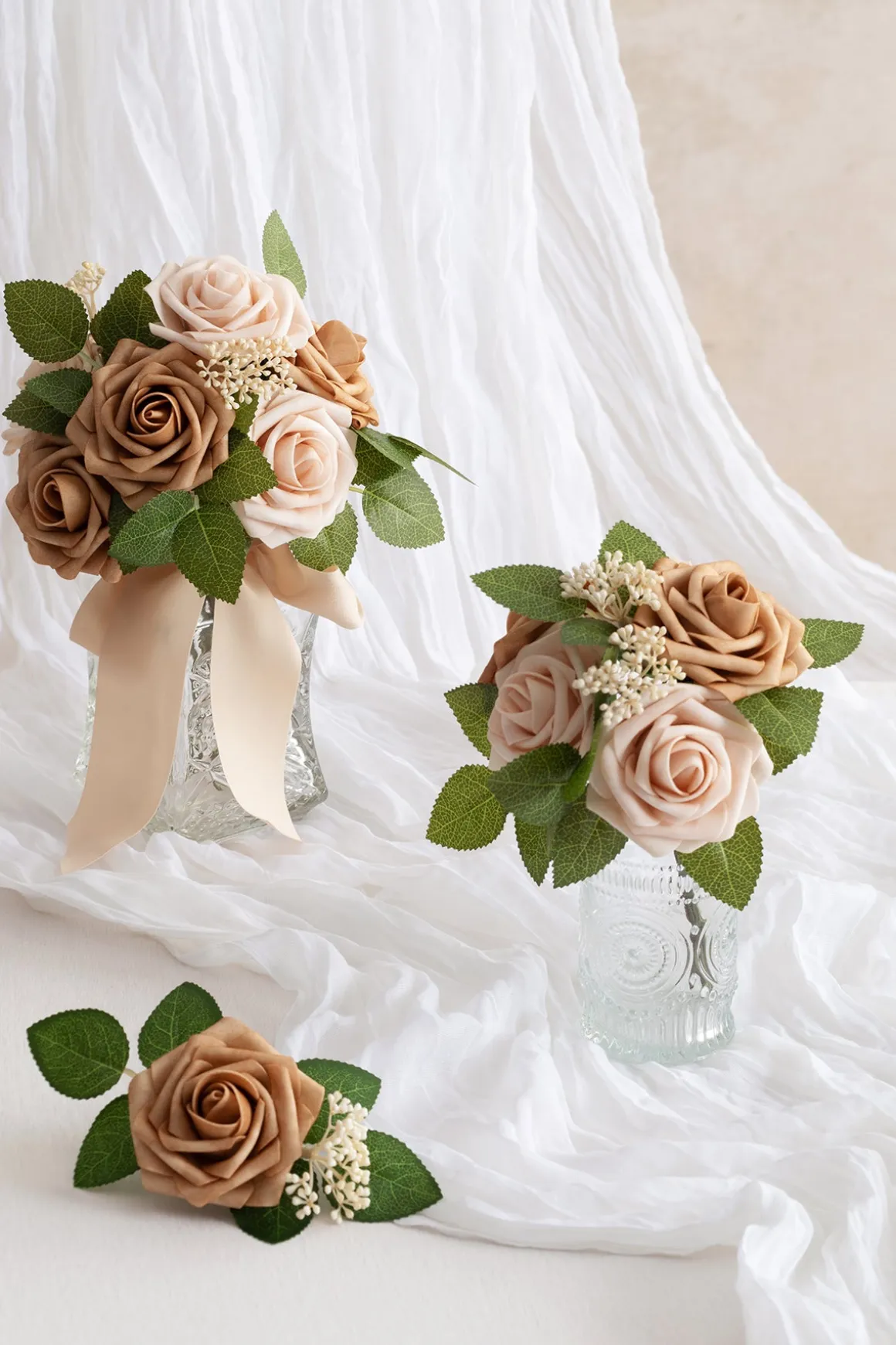 DIY Supporting Flower Boxes in Modern Boho Elegance Wedding