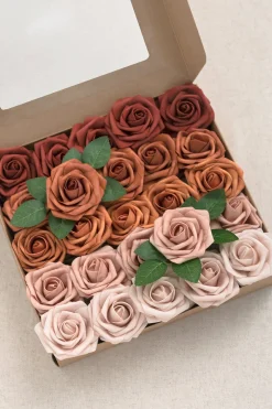 DIY Supporting Flower Boxes in Sunset Terracotta