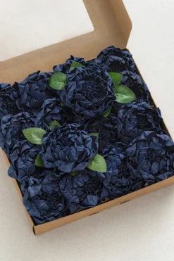 DIY Supporting Flower Boxes in Dusty Blue & Navy