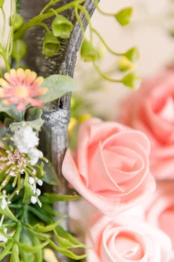DIY Supporting Flower Boxes in Bridgerton Pastel