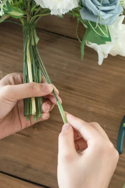 DIY Supporting Flower Boxes in Romantic Marsala