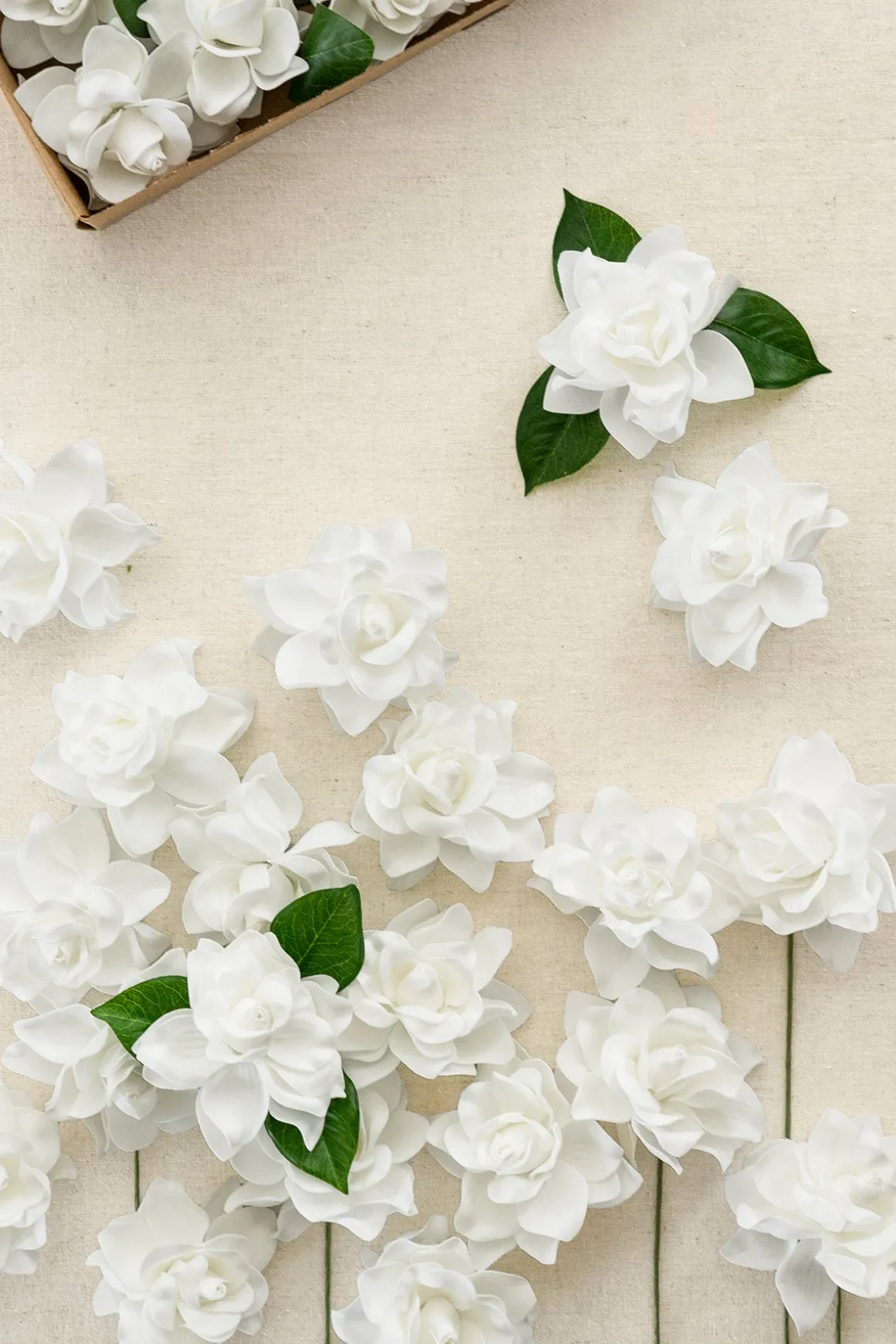 DIY Supporting Flower Boxes in White & Beige