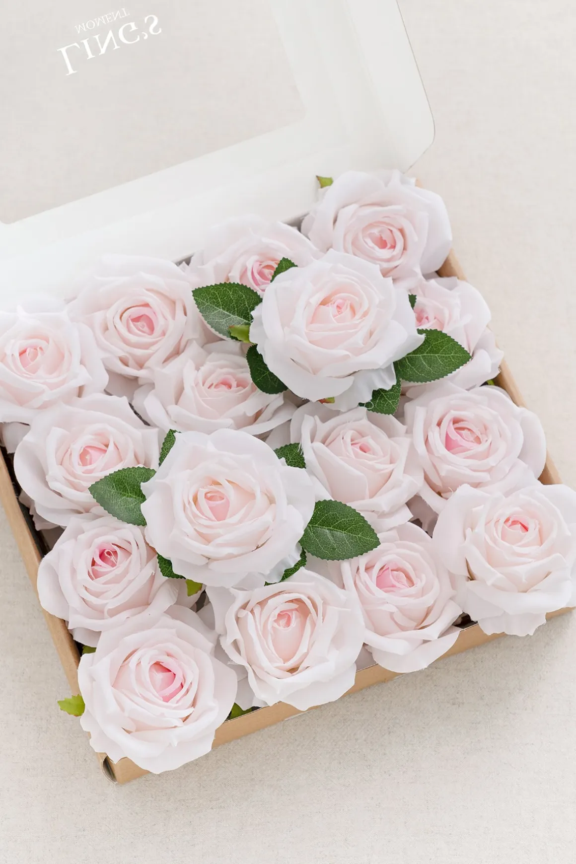 DIY Supporting Flower Boxes in Blush & Cream