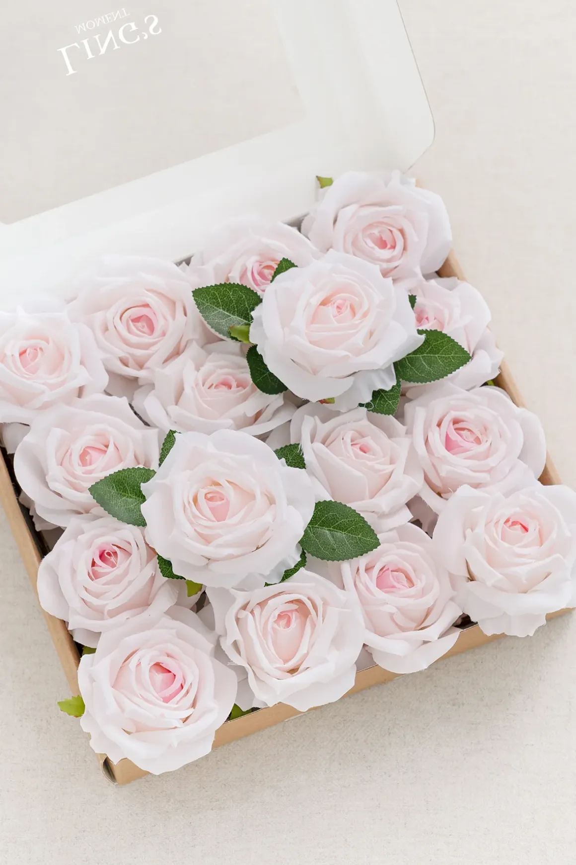 DIY Supporting Flower Boxes in Blush & Cream