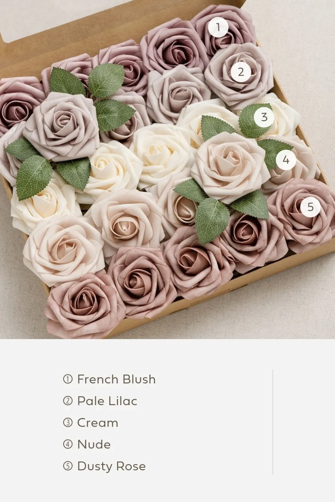 DIY Supporting Flower Boxes in Dusty Rose & Mauve