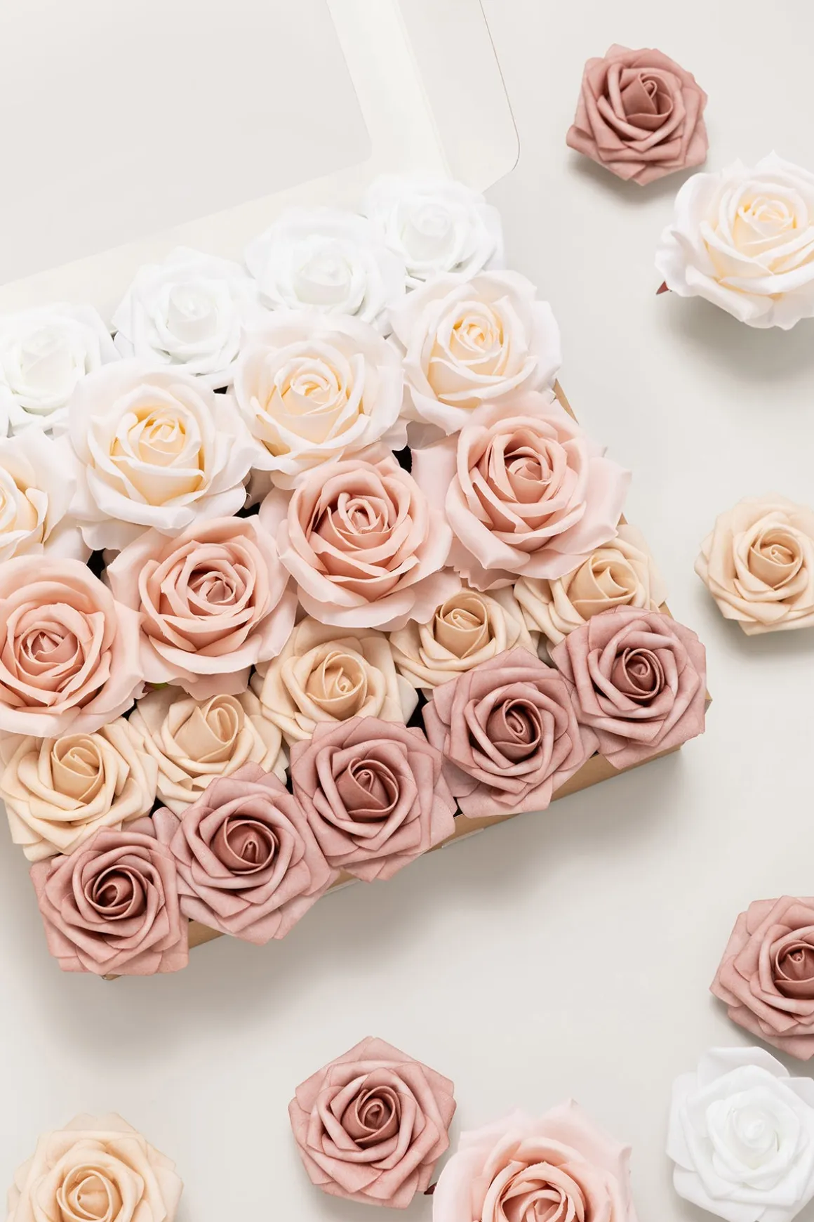 DIY Supporting Flower Boxes in Dusty Rose & Mauve
