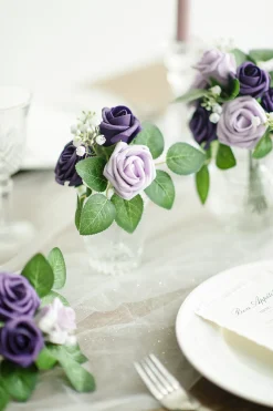 DIY Supporting Flower Boxes in Lilac & Gold