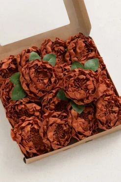 DIY Supporting Flower Boxes in Black & Pumpkin Orange