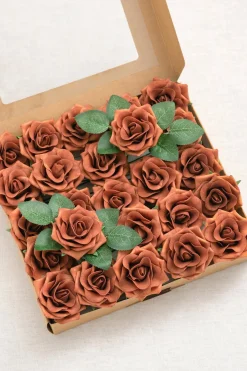 DIY Supporting Flower Boxes in Black & Pumpkin Orange