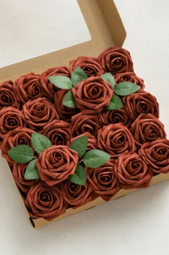 DIY Supporting Flower Boxes in Black & Pumpkin Orange