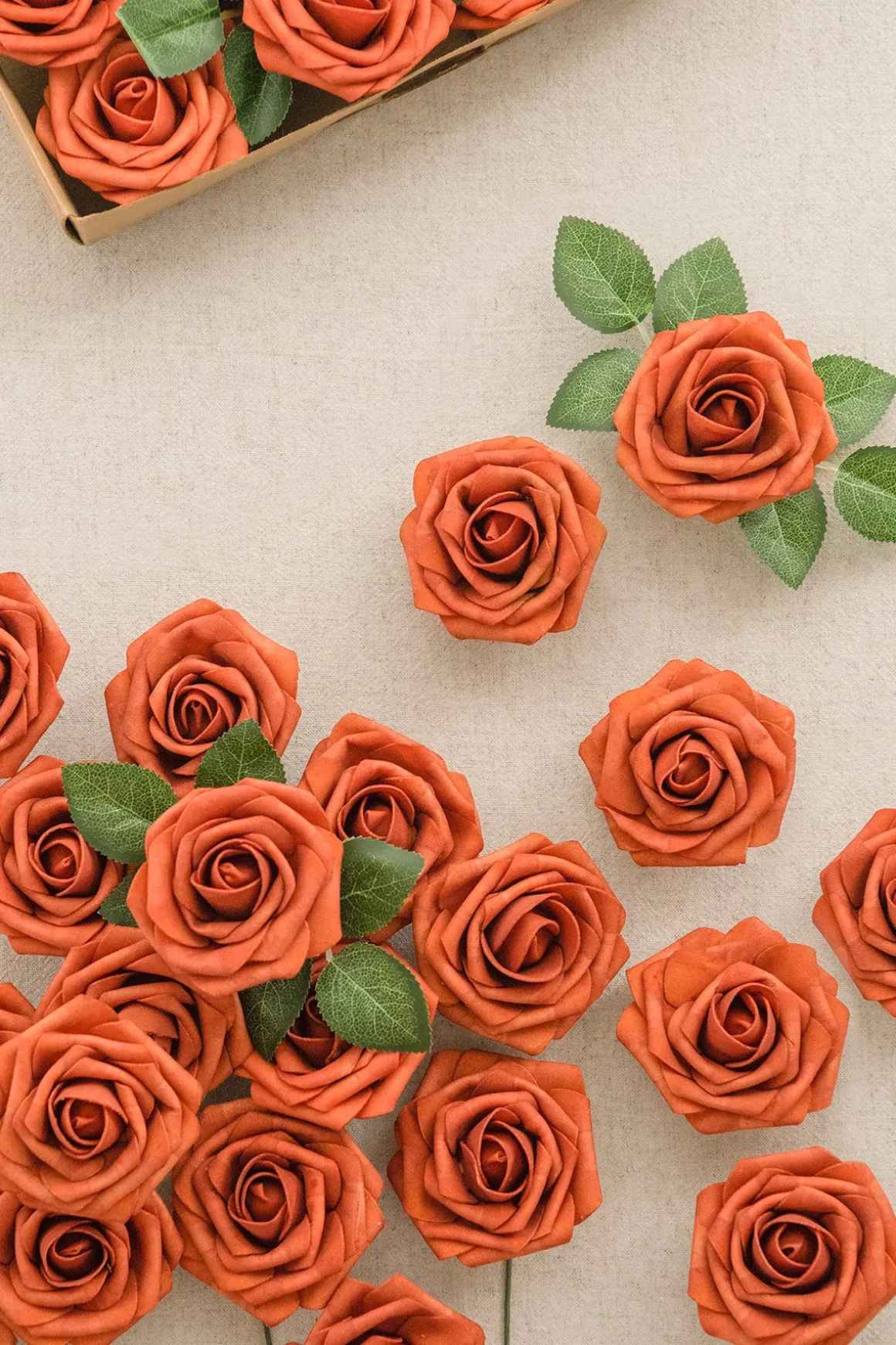 DIY Supporting Flower Boxes in Dark Teal & Burnt Orange