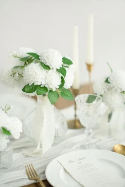 DIY Supporting Flower Boxes in Christmas Red & Sparkle