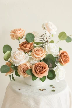 DIY Supporting Flower Boxes in Rust & Sepia