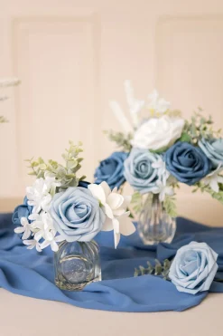 DIY Supporting Flower Boxes in Nautical Navy & Burgundy