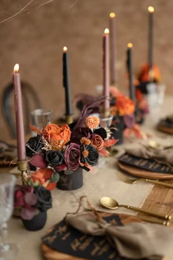 DIY Supporting Flower Boxes in Nautical Navy & Burgundy