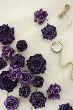 DIY Supporting Flower Boxes in Ethereal Purple Dream
