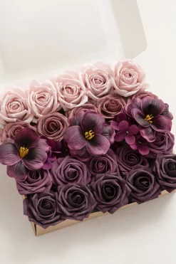DIY Supporting Flower Boxes in Gentle Dusty Rose