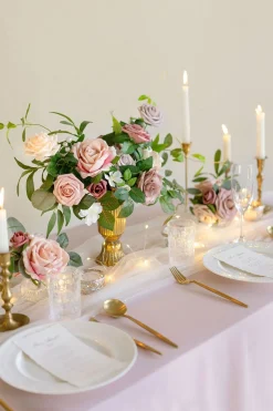 DIY Supporting Flower Boxes in Gentle Dusty Rose